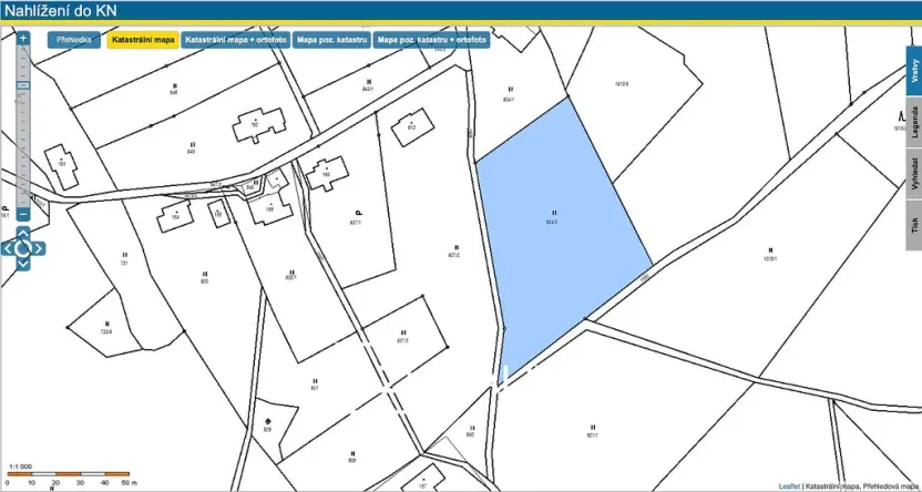 Prodej pozemku, Zásada, 5296 m2