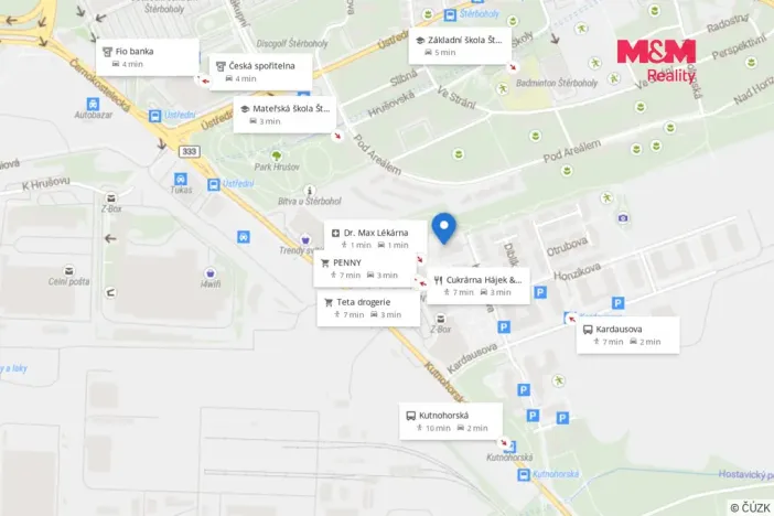 Prodej bytu 2+kk, Praha - Štěrboholy, Kryšpínova, 60 m2