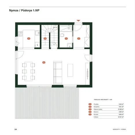 Prodej rodinného domu, Praha - Újezd nad Lesy, 106 m2