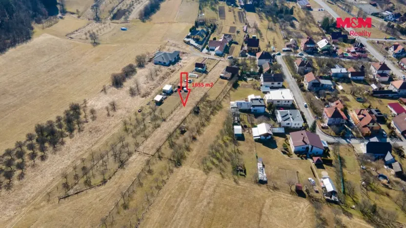 Prodej pozemku pro bydlení, Slavičín - Divnice, 1635 m2