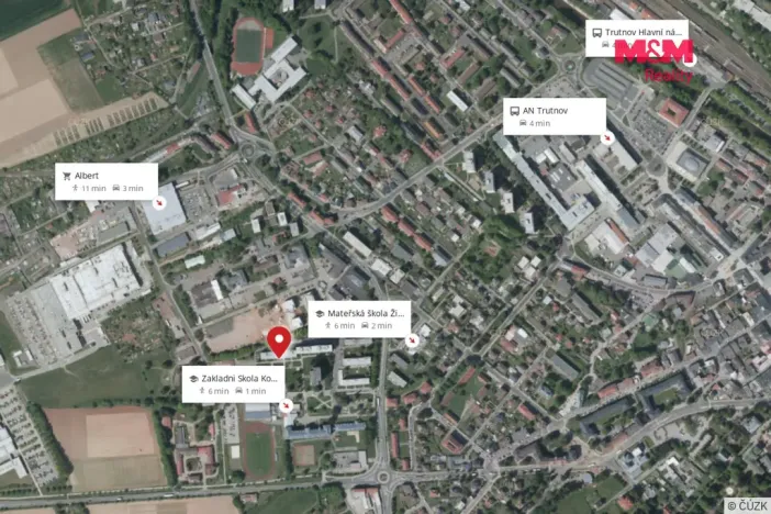 Pronájem bytu 1+1, Trutnov - Horní Předměstí, Prokopa Holého, 37 m2