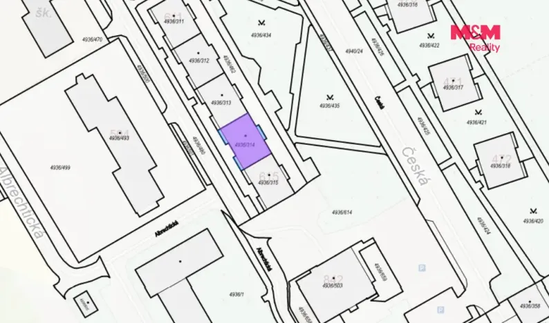 Pronájem bytu 2+kk, Most, Albrechtická, 40 m2