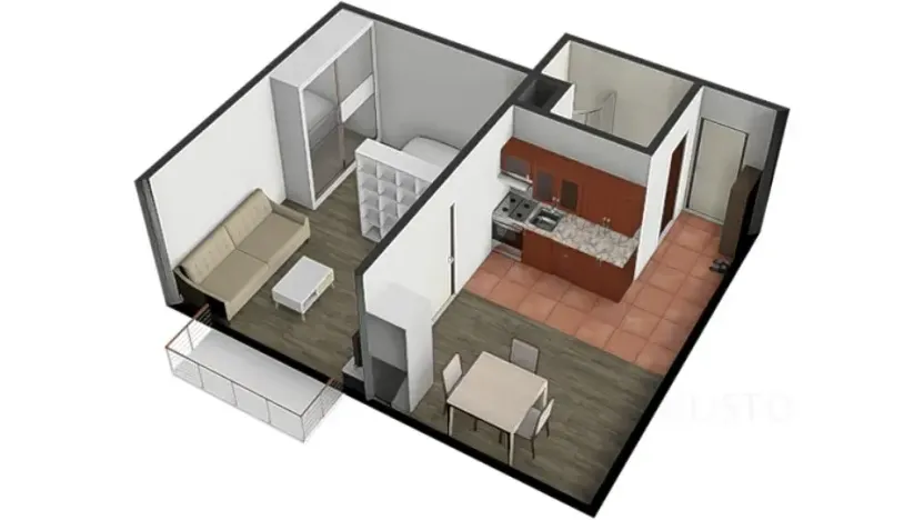 Pronájem bytu 1+1, Písek, třída Přátelství, 38 m2