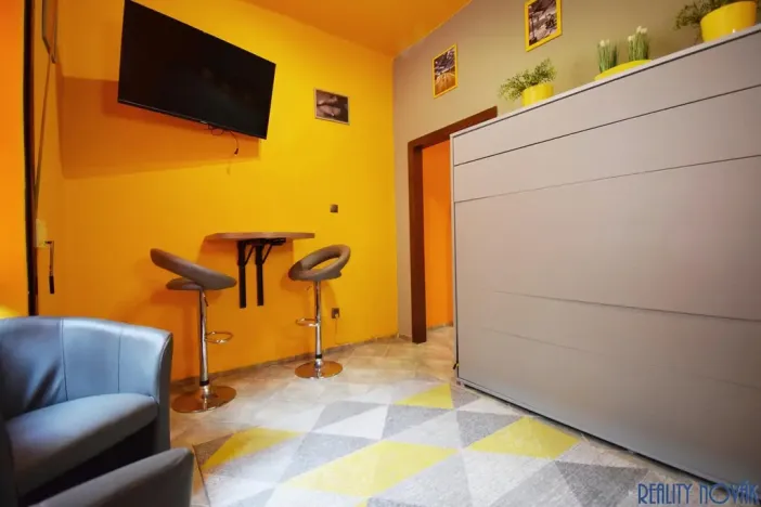 Pronájem bytu 1+kk, Praha - Žižkov, Blodkova, 20 m2