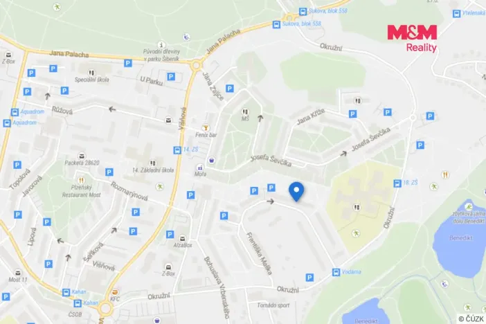 Prodej bytu 3+1, Most, Františka Malíka, 69 m2