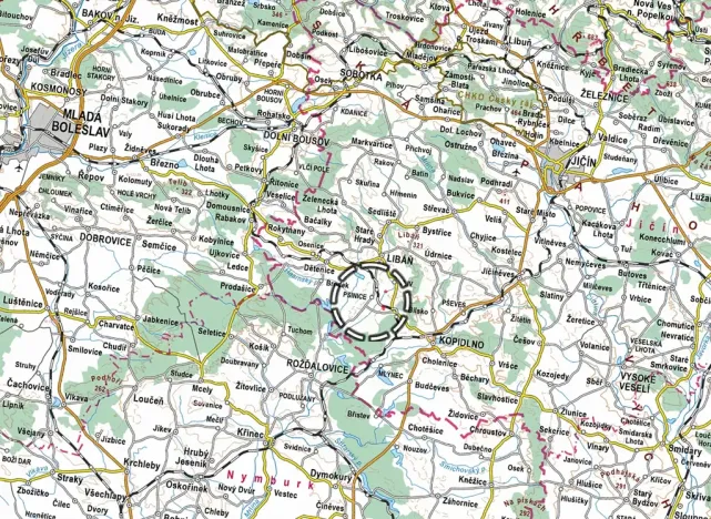 Prodej louky, Libáň, 6962 m2