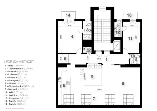Prodej bytu 5+kk, Praha - Nové Město, Na Moráni, 273 m2