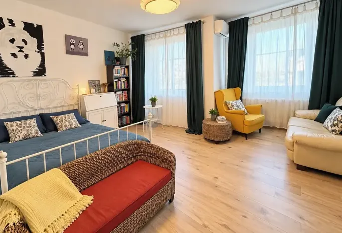 Pronájem bytu 1+kk, Praha - Nusle, Pod pramenem, 52 m2