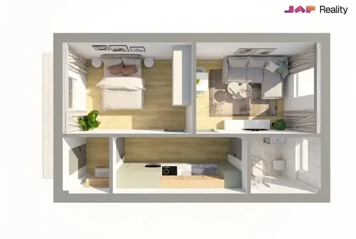 Prodej bytu 2+kk, Brno, Holzova, 40 m2