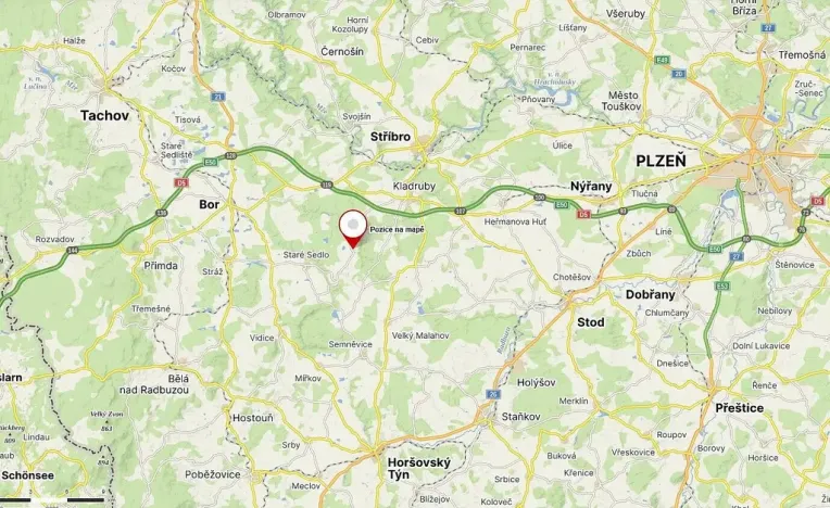 Prodej pozemku, Kladruby - Tuněchody, 2230 m2