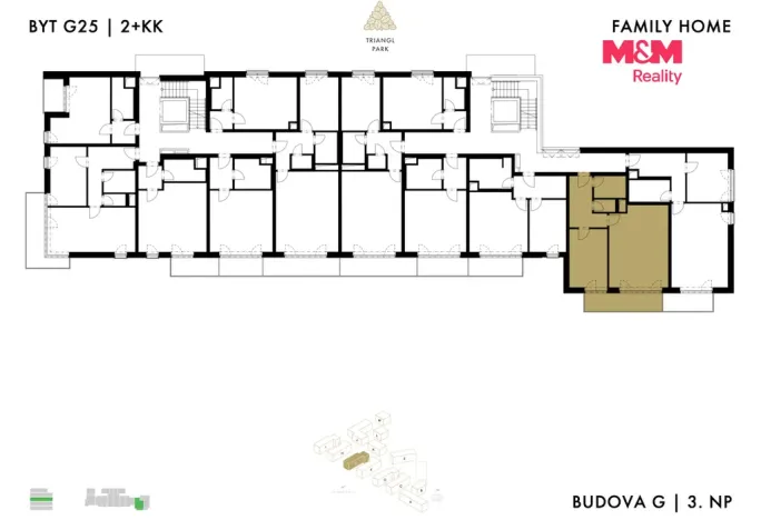 Prodej bytu 2+kk, Plzeň - Jižní Předměstí, Měděná, 61 m2