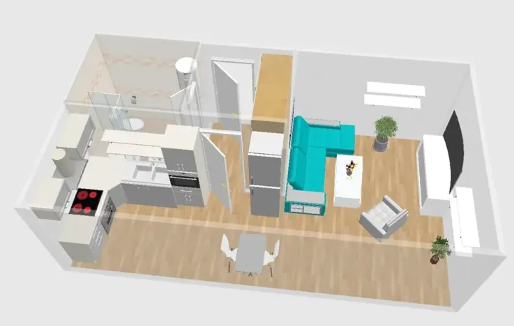 Pronájem bytu 1+kk, Brno, Tkalcovská, 30 m2