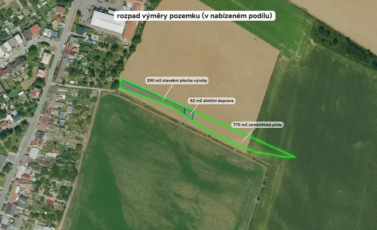 Prodej komerčního pozemku, Citov, 1127 m2