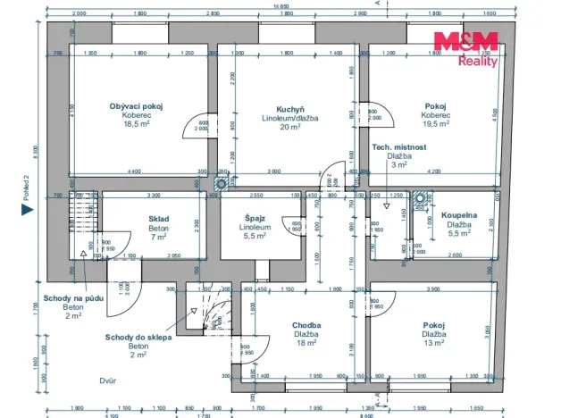 Prodej rodinného domu, Hostim, 130 m2