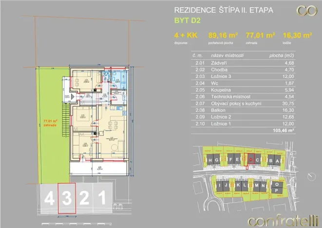 Prodej rodinného domu, Zlín, Zimní, 89 m2