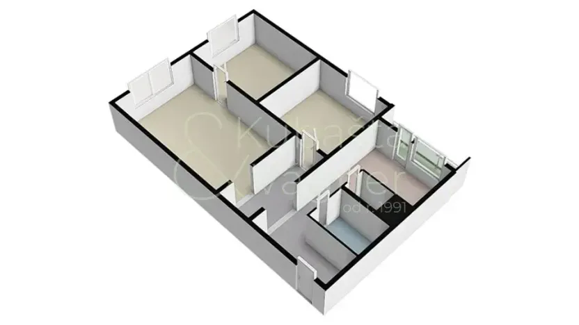 Prodej bytu 3+1, Chrudim, Na Větrníku, 72 m2
