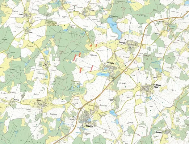 Prodej pole, Ústrašín, 28210 m2