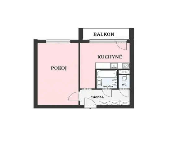 Prodej bytu 1+1, Ostrava - Poruba, Vietnamská, 37 m2