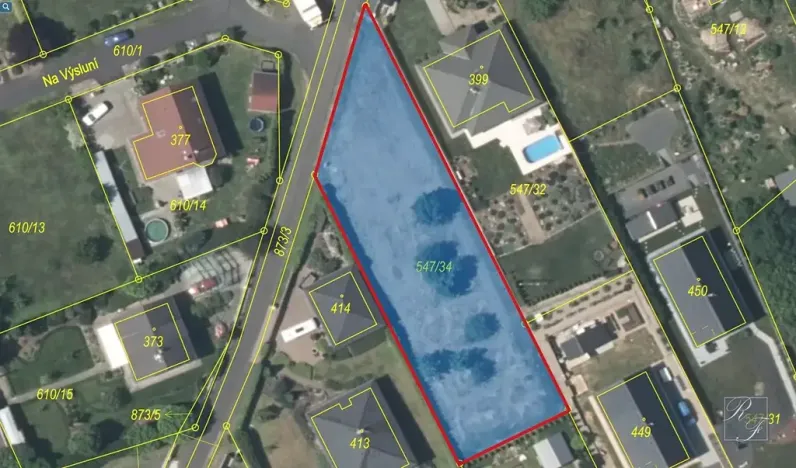 Prodej pozemku pro bydlení, Krupka, Na Výsluní, 1147 m2