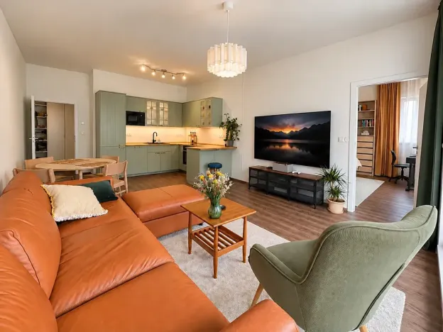 Pronájem bytu 2+kk, 66 m², Gerstelova, Praha, Vysočany