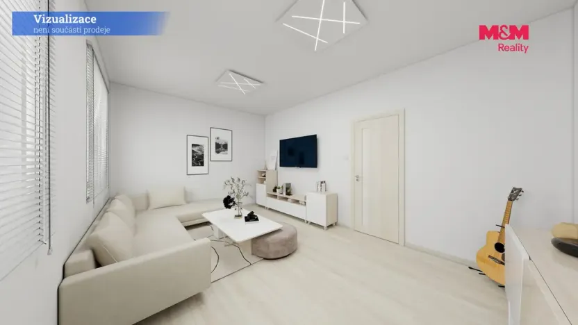 Prodej bytu 2+1, Děčín - Děčín VI-Letná, Za Bažantnicí, 50 m2