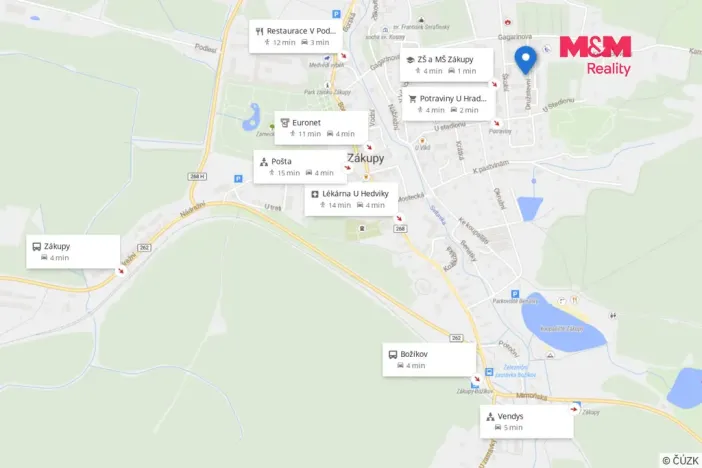 Pronájem bytu 2+1, Zákupy, Družstevní, 53 m2