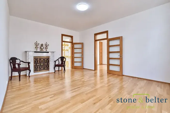 Pronájem bytu 3+1, Praha - Bubeneč, Bubenečská, 116 m2