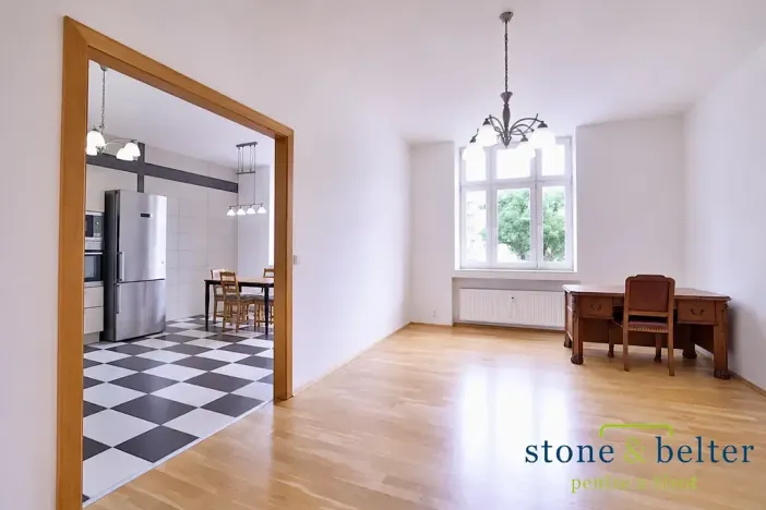 Pronájem bytu 3+1, Praha - Bubeneč, Bubenečská, 116 m2