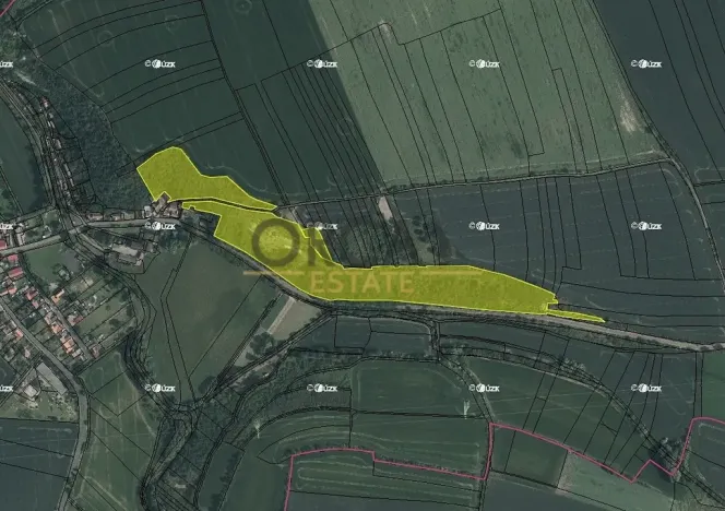 Prodej pozemku, 2744 m², Hřivice