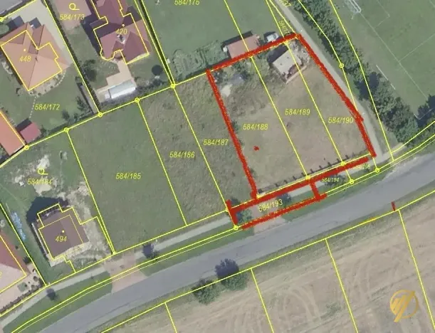 Prodej pozemku pro bydlení, Pátek, 1183 m2