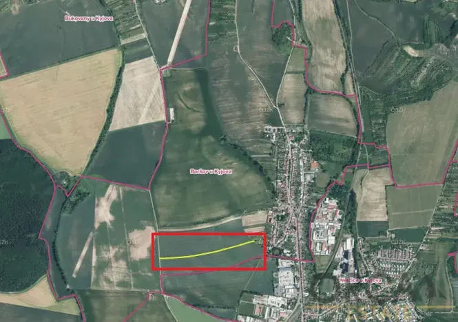 Prodej podílu pozemku pro bydlení, Kyjov, 2377 m2