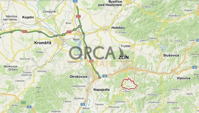 Prodej louky, Březnice, 839 m2