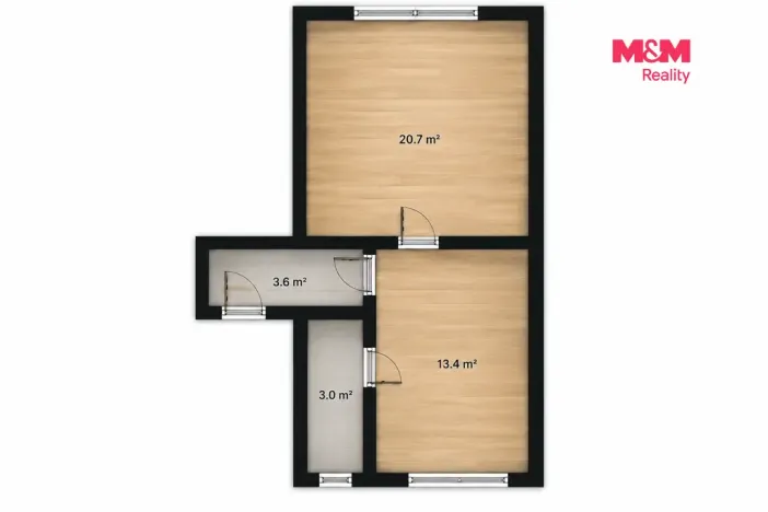 Prodej bytu 1+1, Karlovy Vary, Západní, 41 m2