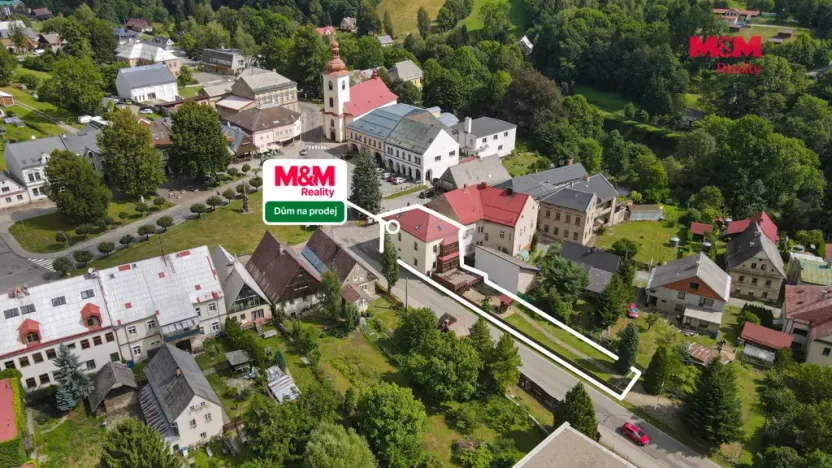 Prodej ubytování, Rokytnice v Orlických horách, náměstí T. G. Masaryka, 431 m2