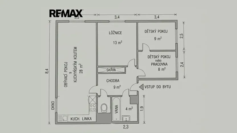 Pronájem bytu 4+kk, Jeneč, Lidická, 96 m2