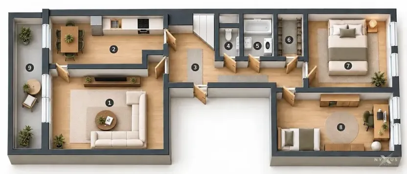 Prodej bytu 3+1, Praha - Stodůlky, Přecechtělova, 72 m2