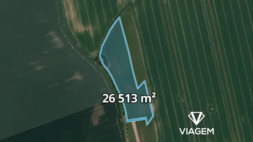 Prodej pole, 3314 m², Chlebičov