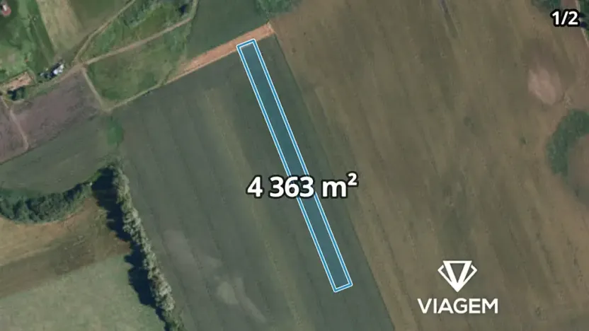 Prodej pole, 1703 m², Podivín
