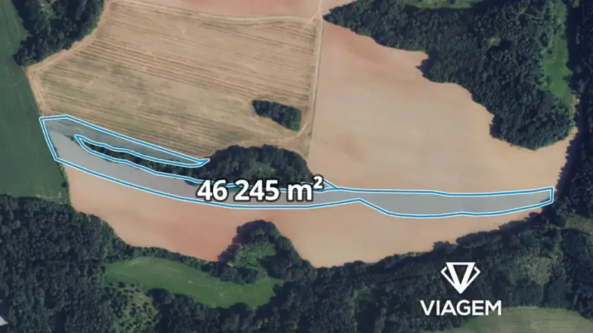 Prodej pole, 23122 m², Rozstání