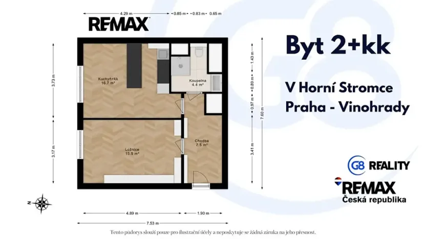 Prodej bytu 2+kk, Praha - Vinohrady, 48 m2