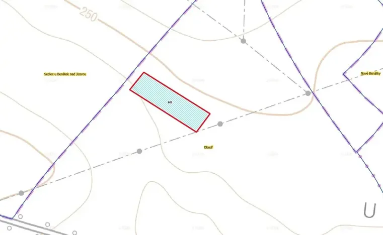 Prodej pole, Benátky nad Jizerou, 5321 m2