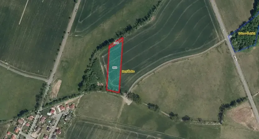 Prodej pole, Horní Ředice, 7349 m2