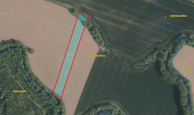 Prodej pole, 675 m², Dvůr Králové nad Labem