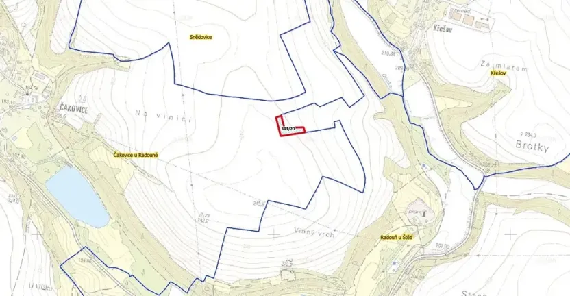 Prodej pole, Štětí, 4225 m2