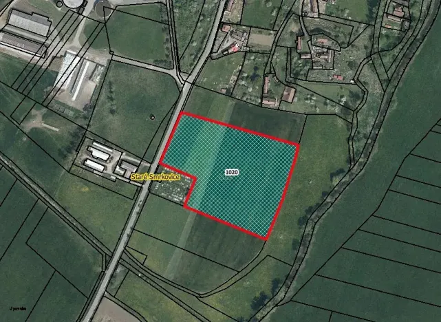 Prodej pole, 22590 m², Staré Smrkovice