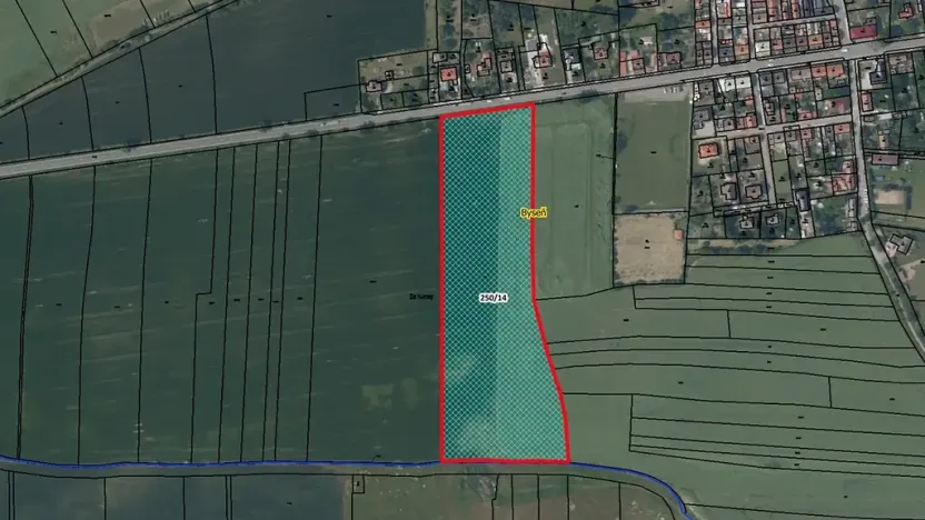 Prodej komerčního pozemku, 28748 m², Tuřany, Byseň