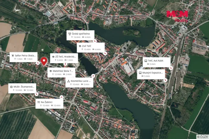 Pronájem bytu 3+kk, Telč - Telč-Staré Město, Hradecká, 110 m2