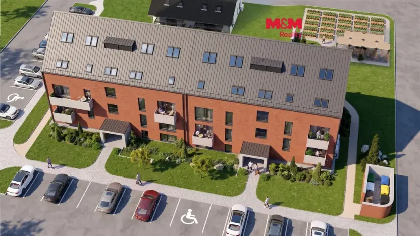 Prodej bytu 2+kk, Čestice, 44 m2