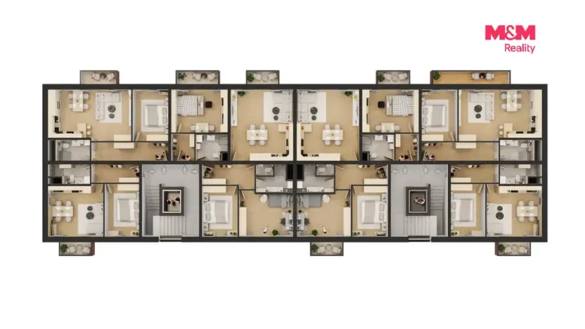 Prodej bytu 1+kk, Čestice, 27 m2