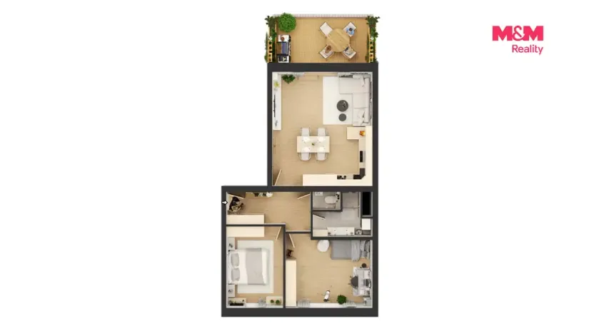 Prodej bytu 3+kk, Čestice, 75 m2